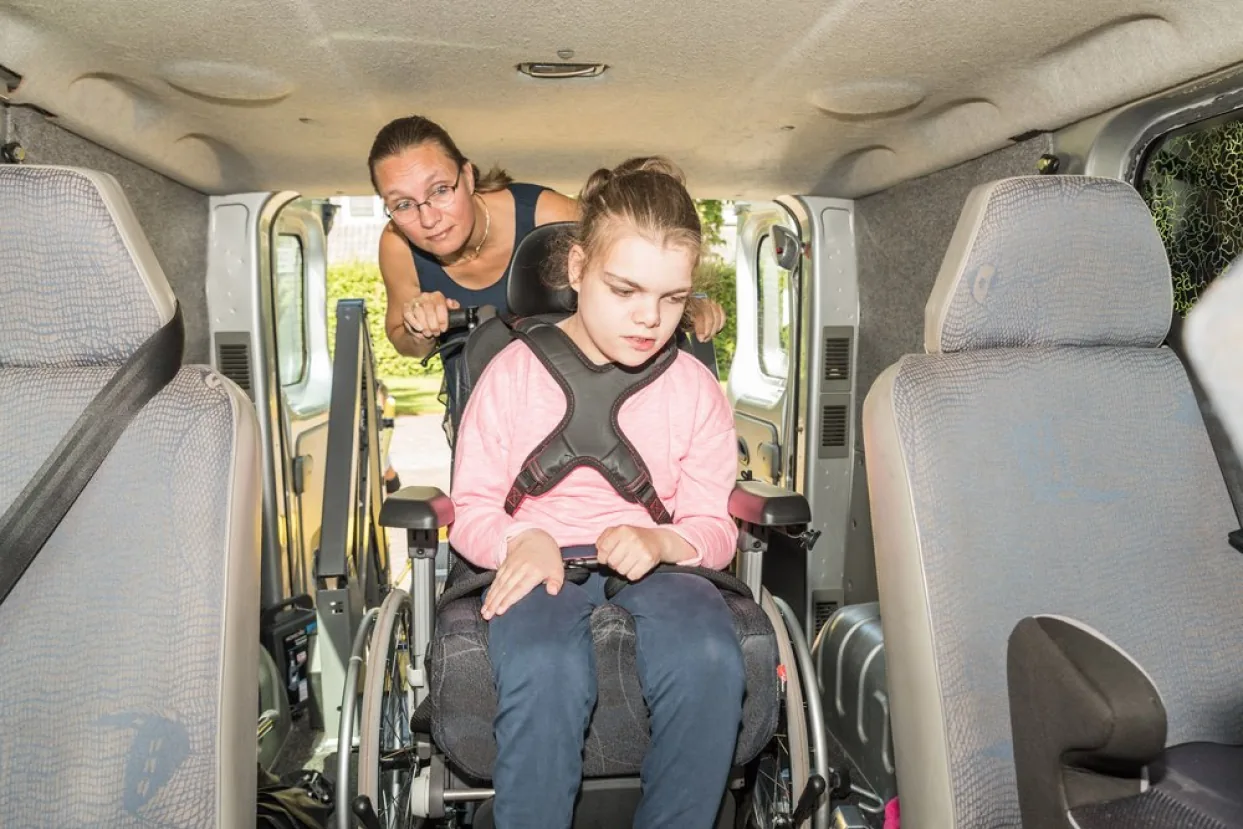 Van with dual Wheel chair access